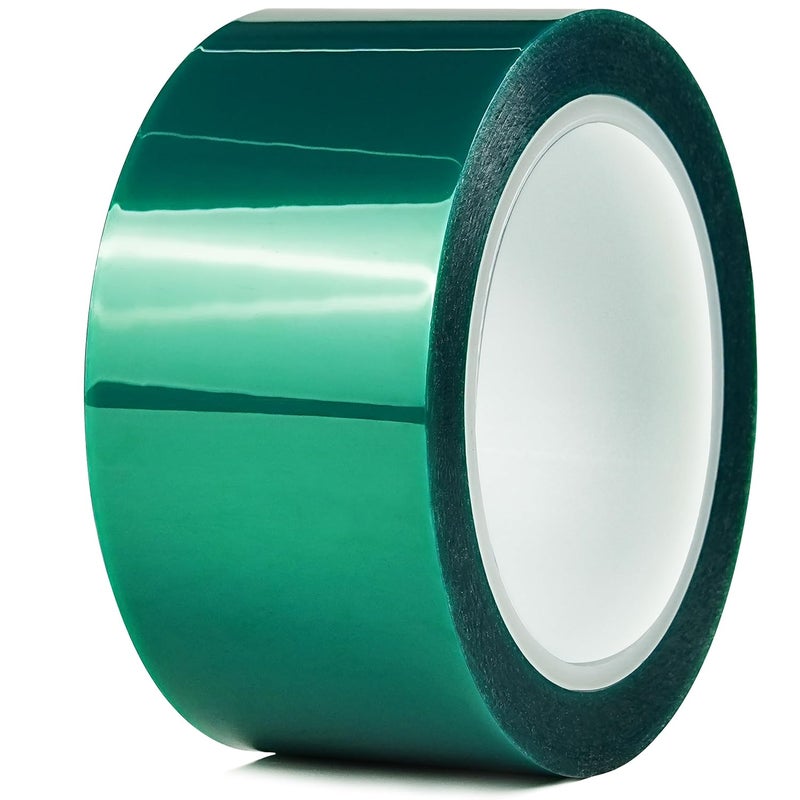 CHUANGSEED 2'' x 216 Ft Heat Resistance Tape for Resin Molds, Powder Coating, Circuit Borads, Residue-Free High Temp Masking Tape Epoxy Release - Image 1